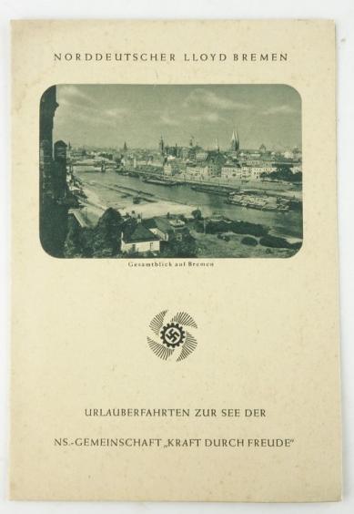 German KDF Program book 23 August 1935 Der Deutsche