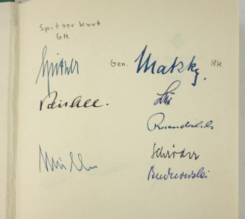German Book with signatures