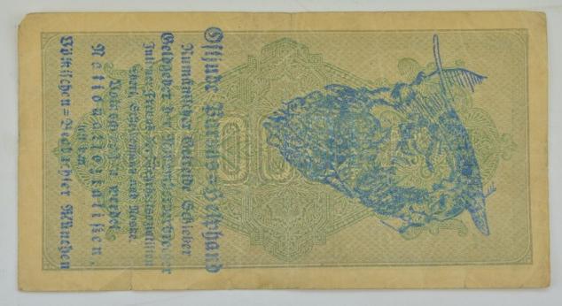 German Third Reich era reprinted banknote