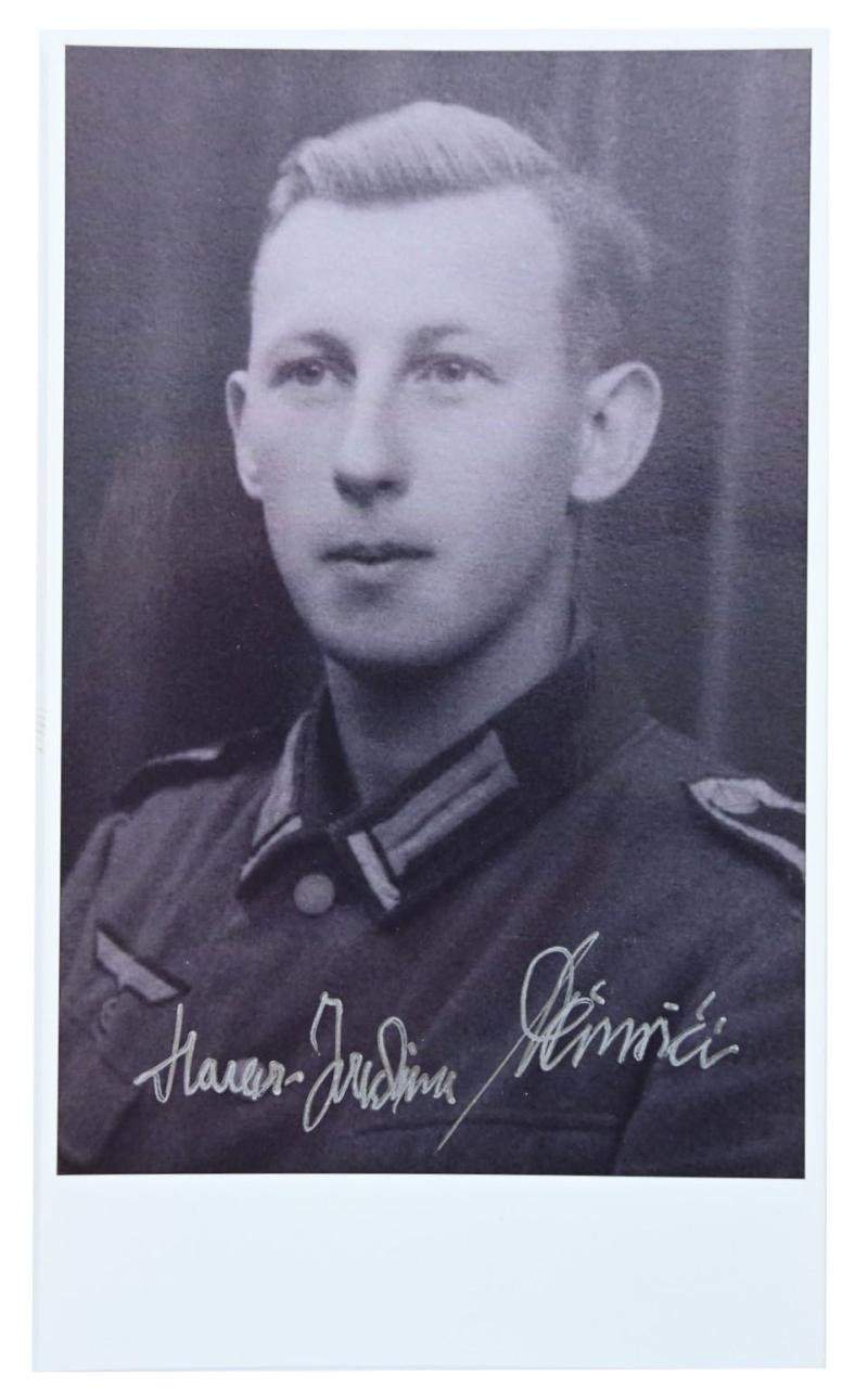 Signature of Wehrmacht Heer KC Recipient 'Hans-Joachim Heinrici'