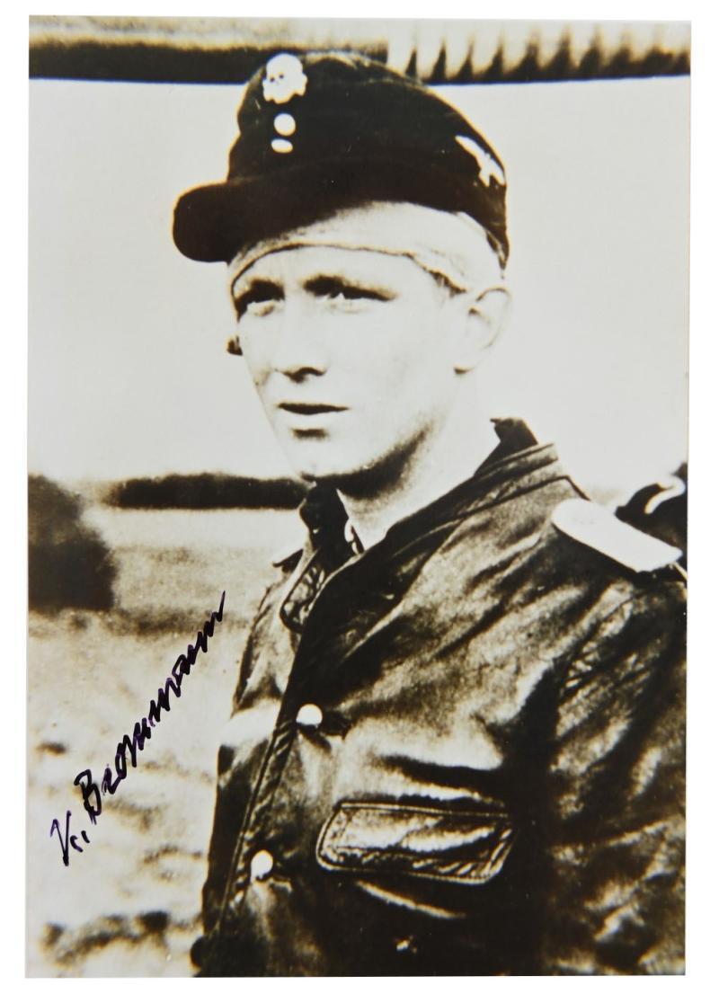 Signature of Waffen-SS Member 'Karl Brommann'