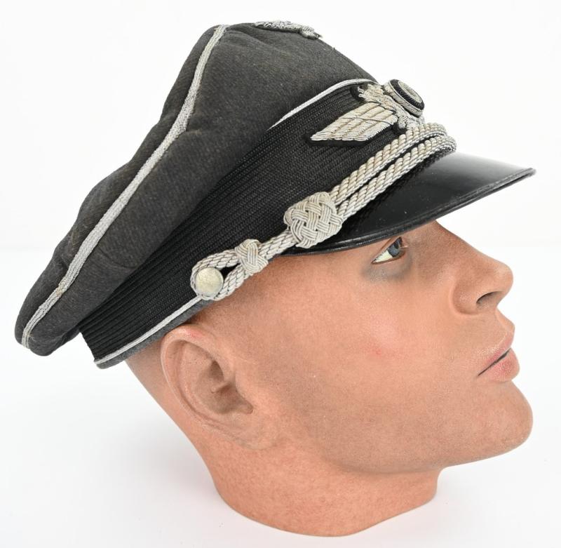 German LW Officer Visor Cap 'Peküro'