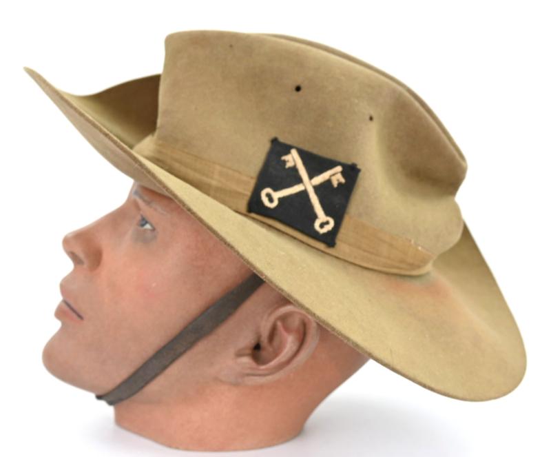 British WW2 Tropical Slouch Hat 'RA' 1942