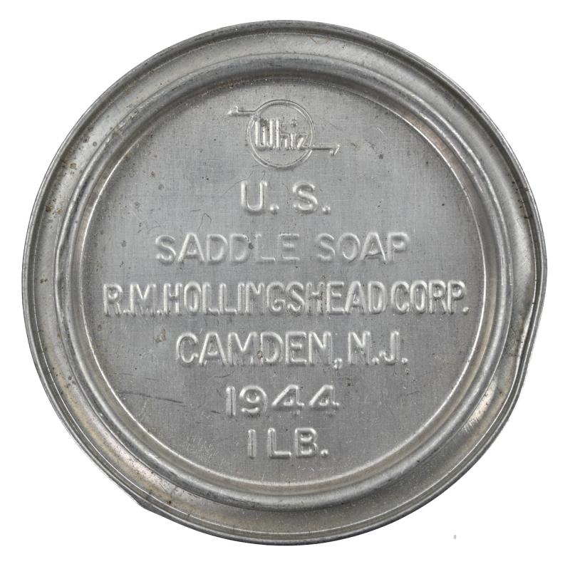 US WW2 Tin Can of Saddle Soap