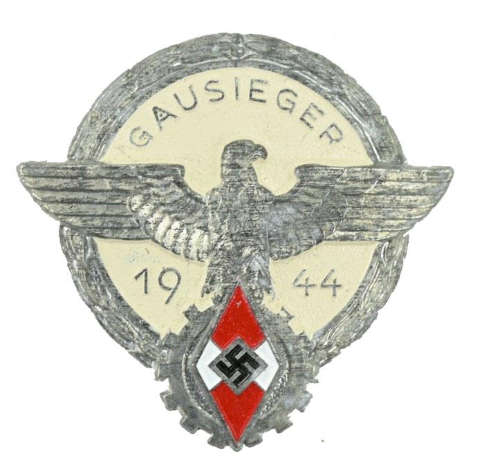 German Hitler Youth 'Gausieger 1944' badge