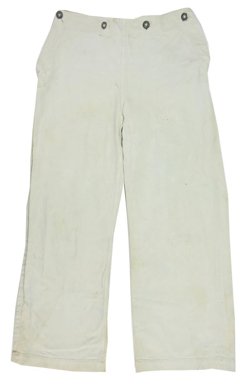German KM EM White Trousers