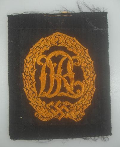 German DRL Cloth Sports badge