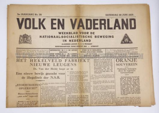 Dutch NSB Newspaper 