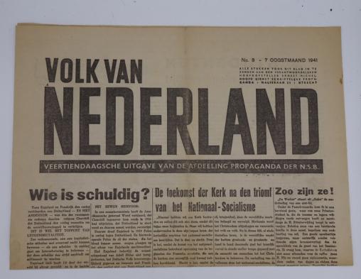 Dutch NSB newspaper 