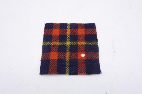 Scottish MacGregor Wool Cap Badge Tartan