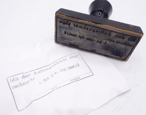 German WH Ink-Stamp 