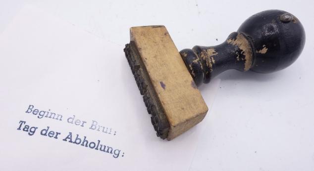 German WH Ink-Stamp