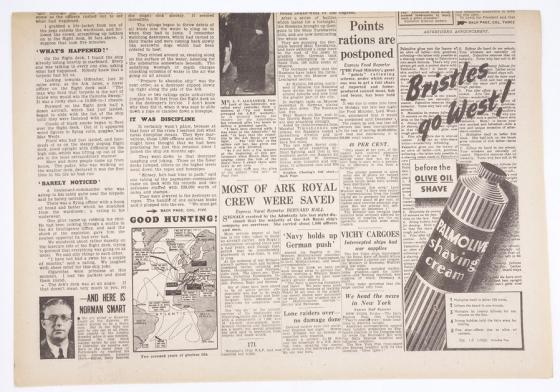 WorldWarCollectibles British Daily Express Newspaper 15 November 1941 