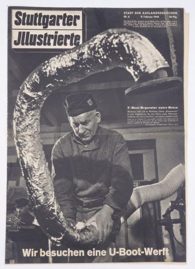 In a nice condition a German Magazine “Stuttgarter Illustrierte” dated 9 February 1944