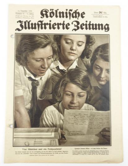 German newspaper/magazine kölnische illustrierte zeitung 14 December 1939
