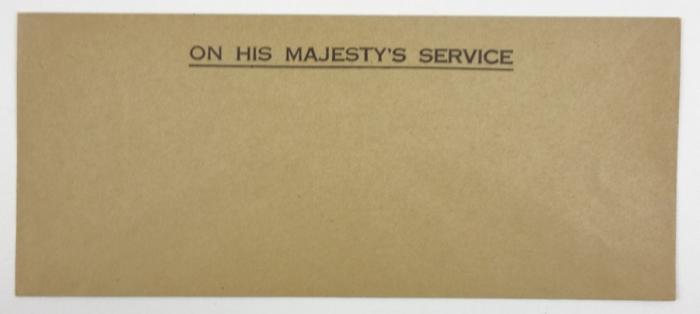 British WW2 Letter cover ‘On his Majesty's Service’