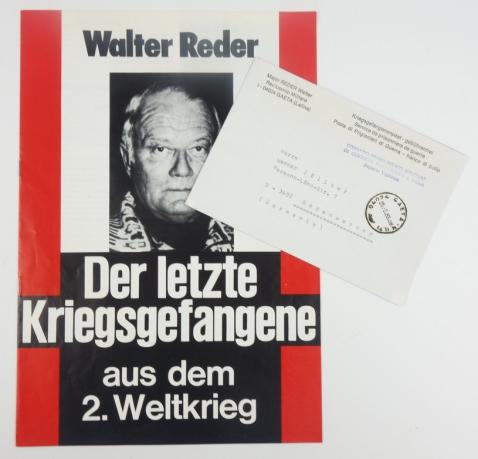 Envelop of Major Walter Reder