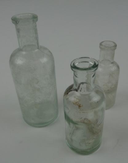 German WH Medical bottles