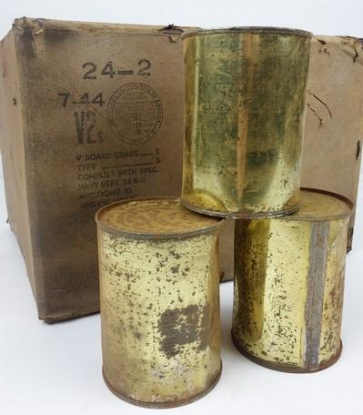 US WW2 Tin can of 