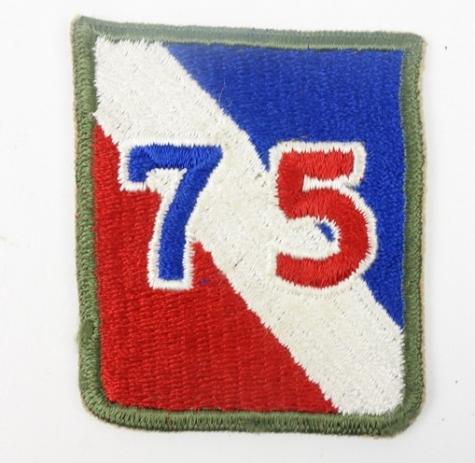 US WW2 75th Infantry Division patch