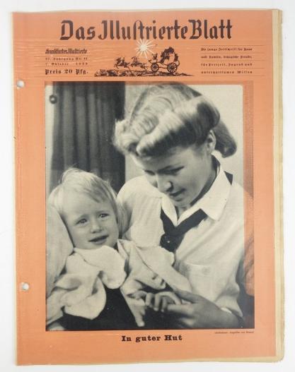 German Newspaper Frankfurter Illustrierte 7 October 1939