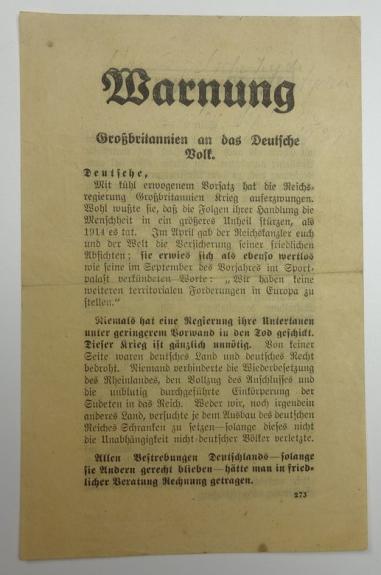 Allied Droppingflyer Warnung!