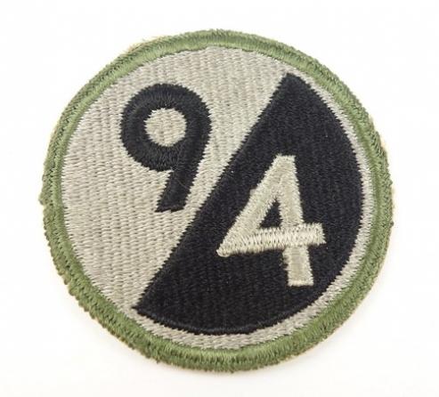 US WW2 94th Infantry Division Patch