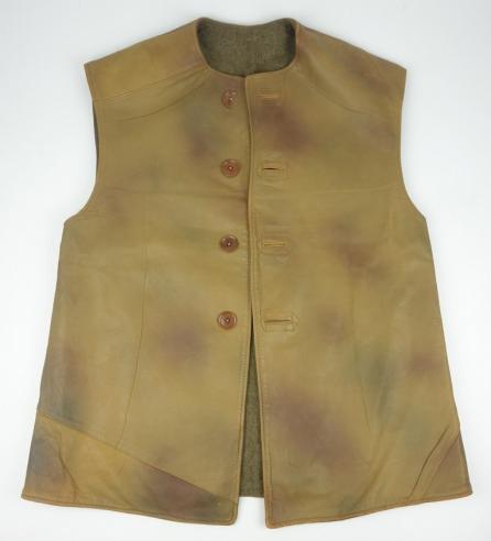 British WW2 Camo Leather Jerkin