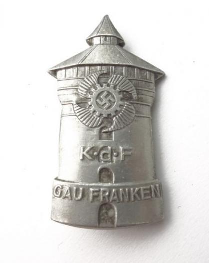 German KdF Tinne Badge