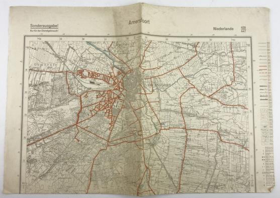 German Mapcard of 'Amersfoort' Holland