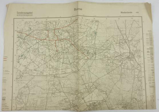 German Mapcard of 'Buurse' Holland