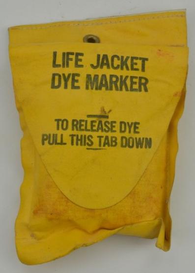 USAAF WW2 Life Jacket Dye Marker