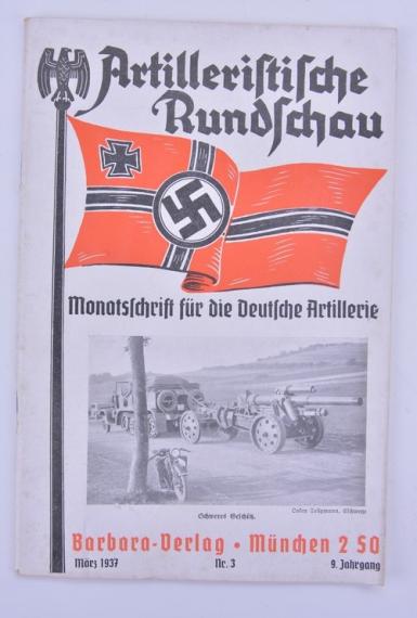 German WH Magazine 'Artilleristische Rundschau' 1937