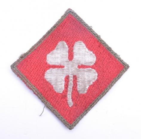 US WW2 4th Army Shoulder Patch