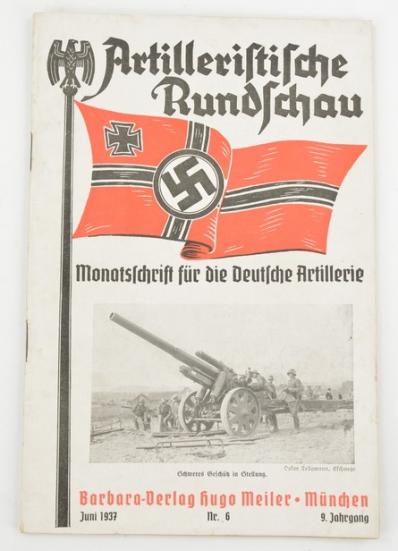 German WH Magazine 'Artilleristische Rundschau' 1937
