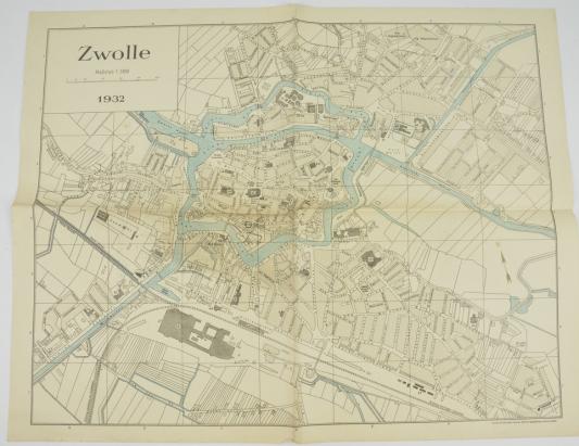 German Wehrmacht General Staff Map of 'Zwolle'