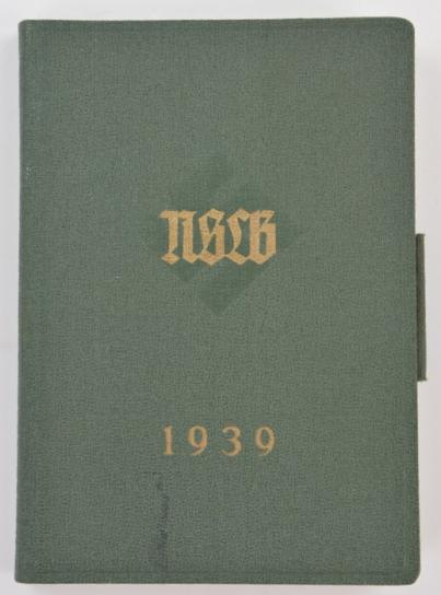 German NSLB 1939 Pocket Agenda