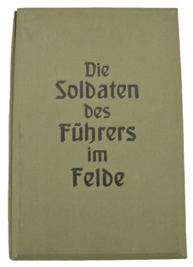 German 3D picture Album 'die Soldaten des Führers im Felde'