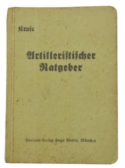 German WH Artillery Combat Handbook