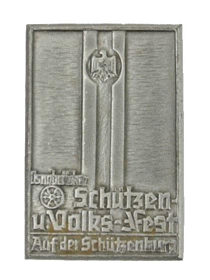 German Third Reich Schützen und.volksfest badge