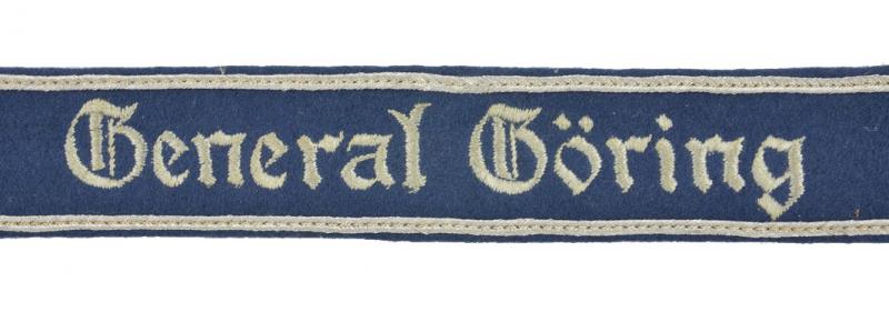 German LW 'General Göring' NCO Cufftitle