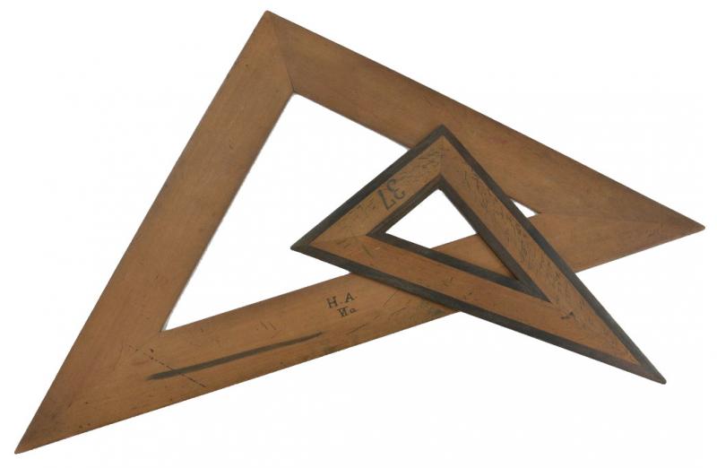 German set of Degrees Triangles