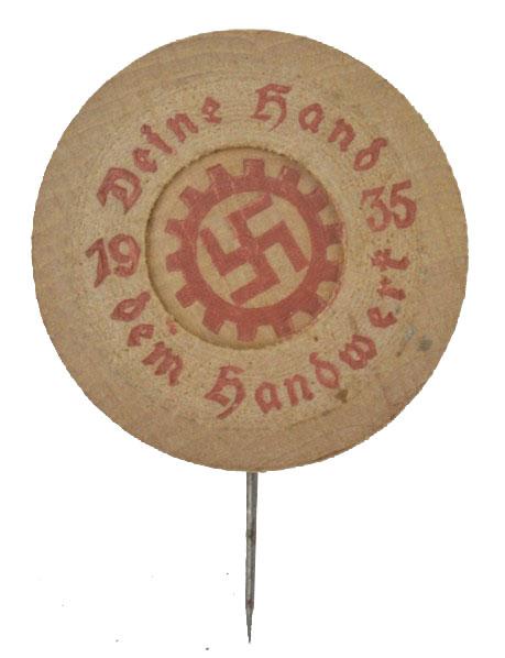 German DAF “Deine Hand dem Handwerk” badge