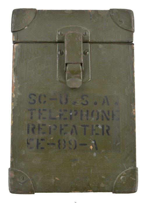 US WW2 Signal Corps Telephone Repeater EE-89-A