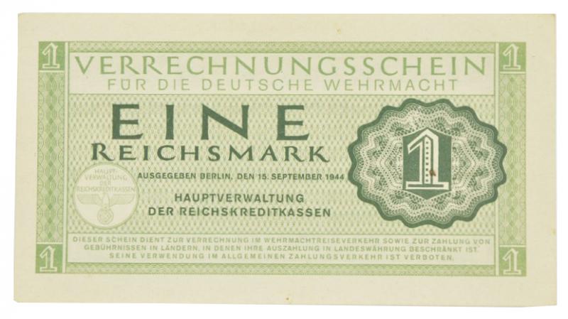 German Wehrmacht Banknote