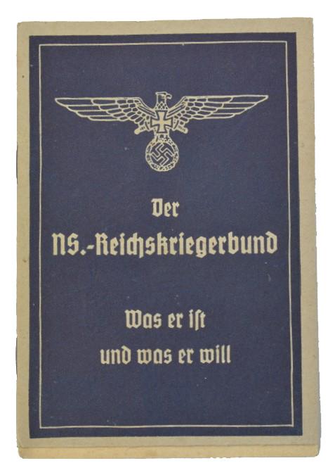German NS-Reichskriegerbund Pocketbook