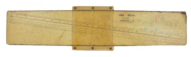 US WW2 Artillery Slide Rule