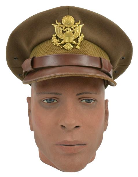 US WW2 Named Officer's Crusher Visor Cap