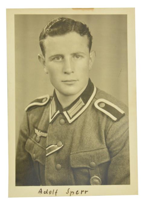 German WH NCO Portrait Picture