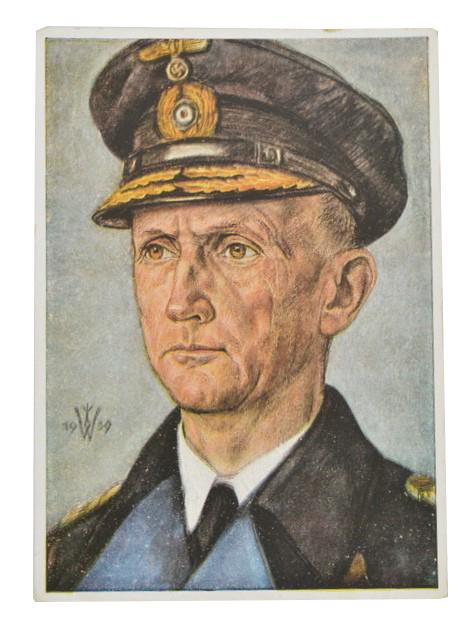 German KM Postcard 'Konteradmiral Donitz'